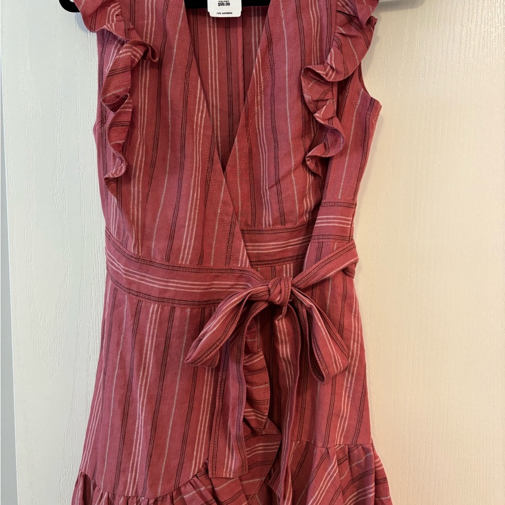 Rebecca Taylor Desert Rose Striped Dress